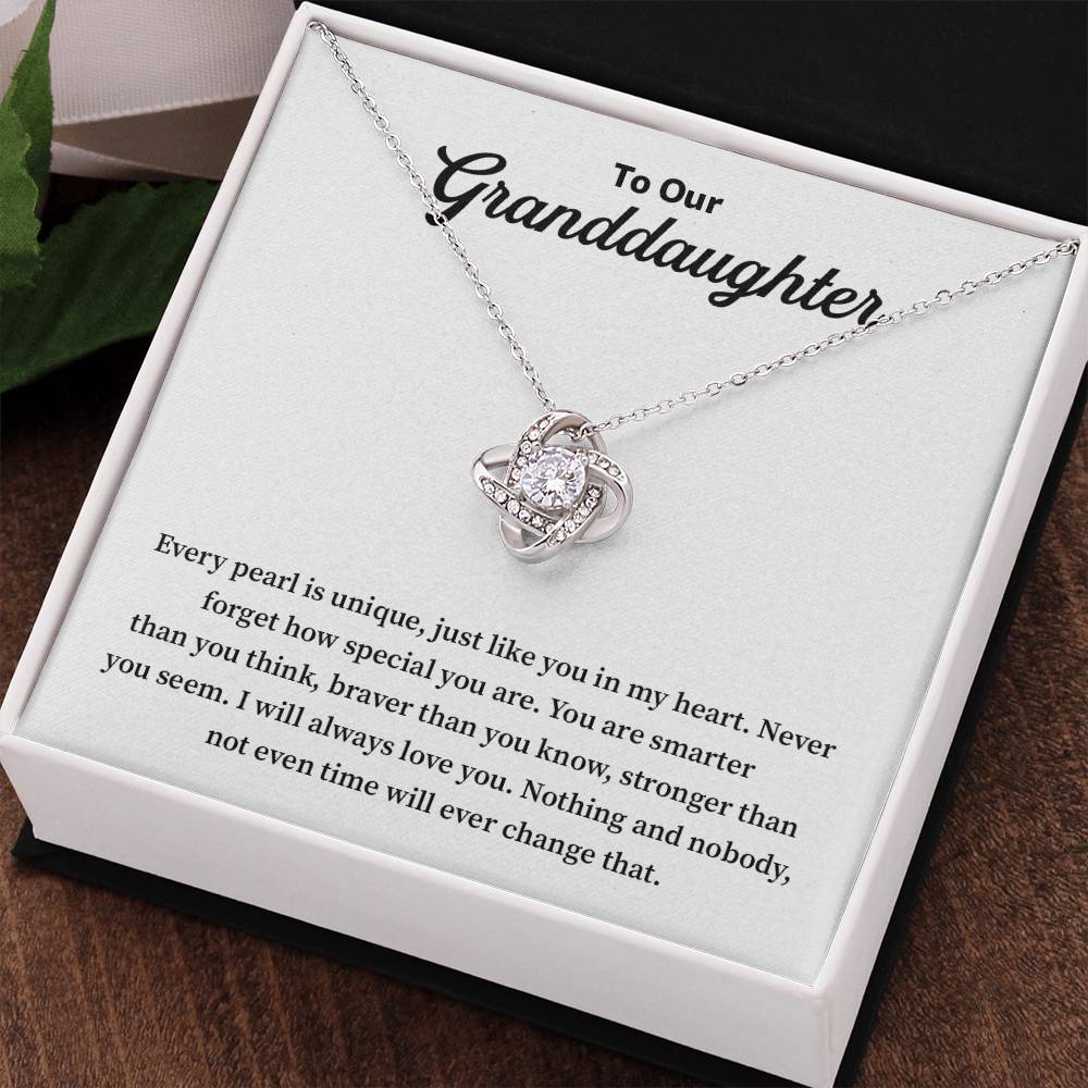 To Our Granddaughter Granddaughter Necklace Gift Sentimental Jewelry For Granddaughter Emotional Keepsake For Granddaughter Jewelry Gift For Granddaughter Unique Pearl Necklace Special Gift For Granddaughter Meaningful Gift For Granddaughter