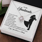Soulmate Necklace – Gift for Wife or Girlfriend with Romantic Message