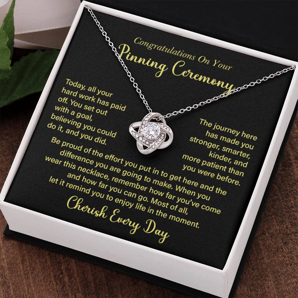 Congratulations On Your Pinning Ceremony Necklace Pinning Ceremony Necklace Gift Congratulations Pinning Ceremony Jewelry Journey Of Success Necklace Pinning Ceremony Milestone Necklace Necklace To Celebrate Hard Work Pinning Ceremony Keepsake Jewelry