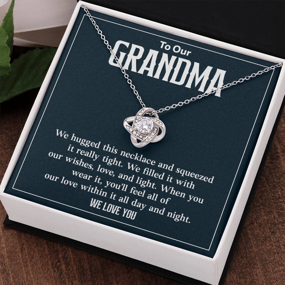 To Our Grandma Grandma Necklace Gift Heartfelt Gift For Grandma Sentimental Jewelry For Grandmother Emotional Necklace For Grandma Jewelry Gift For Grandma Grandchildren To Grandma Gift Special Gift For Grandma Meaningful Gift For Grandma