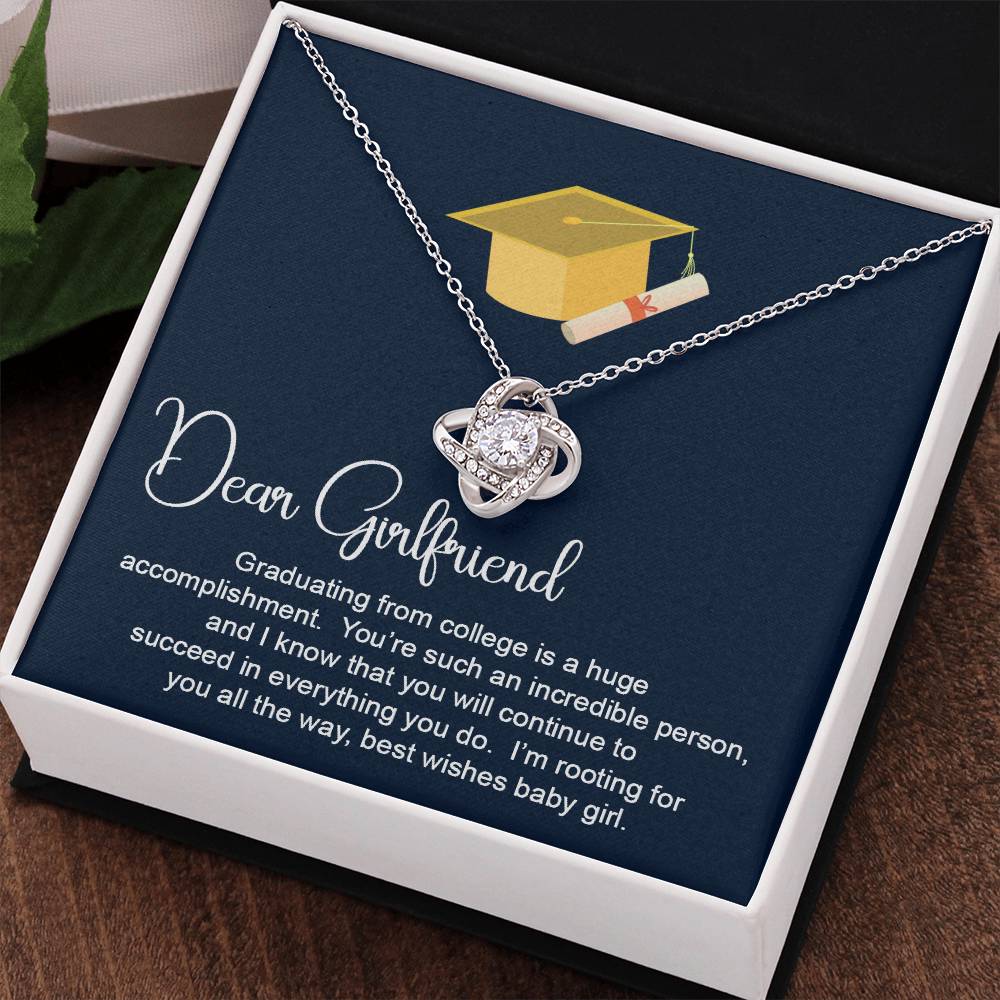 Dear Girlfriend Necklace Girlfriend Graduation Necklace Gift Gift For Graduation Necklace For Girlfriend Proud Of You Graduation Necklace Best Wishes Necklace For Girlfriend Sentimental Gift For Girlfriend Necklace For Girlfriend Necklace For Girlfriend