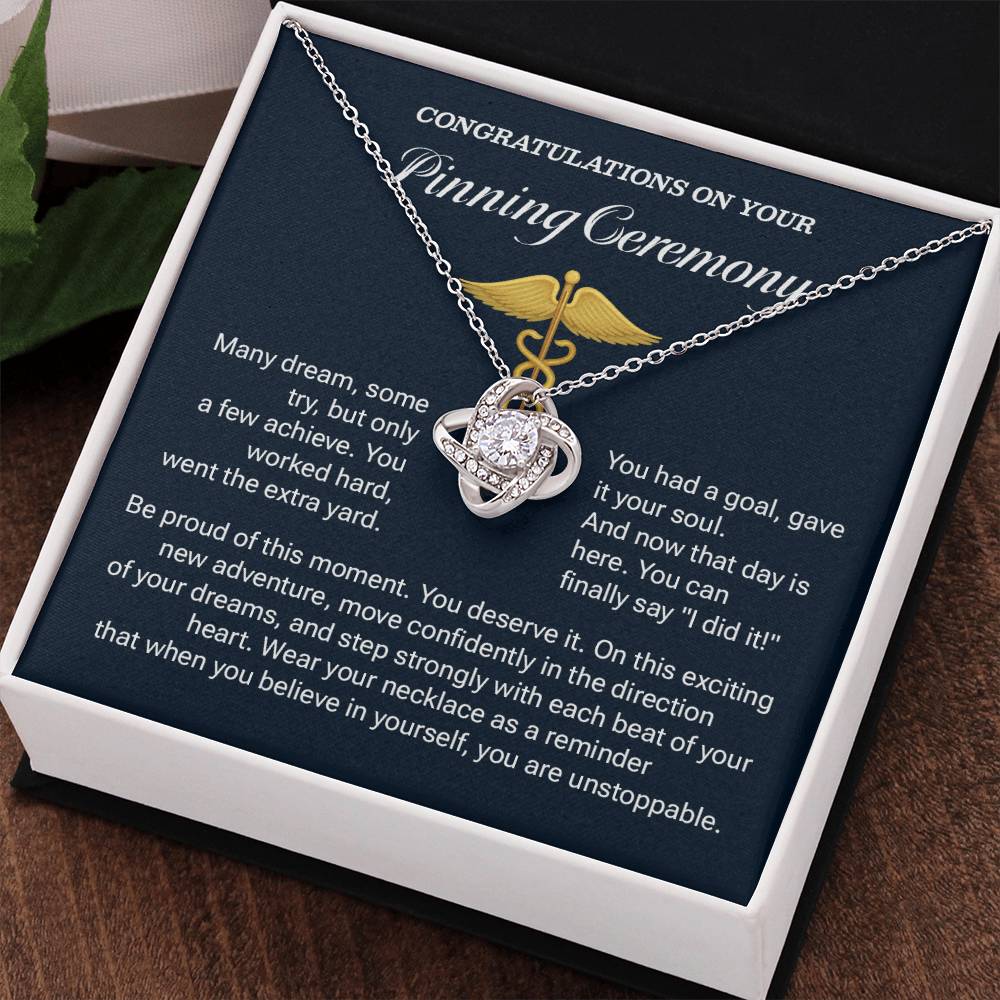 Congratulations On Your Pinning Ceremony Necklace Pinning Ceremony Necklace Gift Congratulations Pinning Ceremony Jewelry Believe In Yourself Necklace Jewelry For New Adventure Graduation Necklace Gift Necklace For Graduates