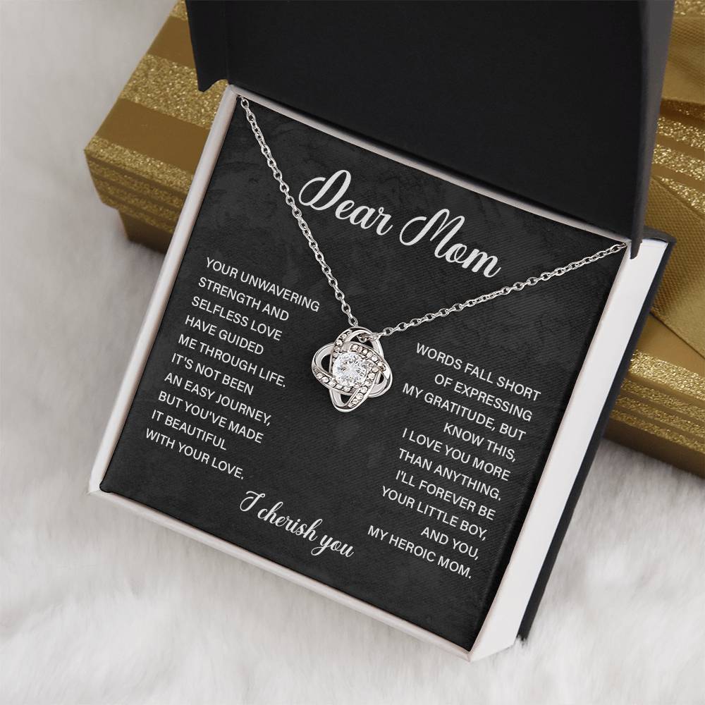 Dear Mom Dear Mom Necklace Gift Thoughtful Gift For Mom Unique Gift For Mother-child Bond Meaningful Gift For Mom Proud Son Gift For Mom Special Occasion Gift For Mom Best Mom Ever Necklace Spiritual Bond With Mom Necklace