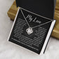 Romantic Necklace Gift for Her With Message & Luxury Box