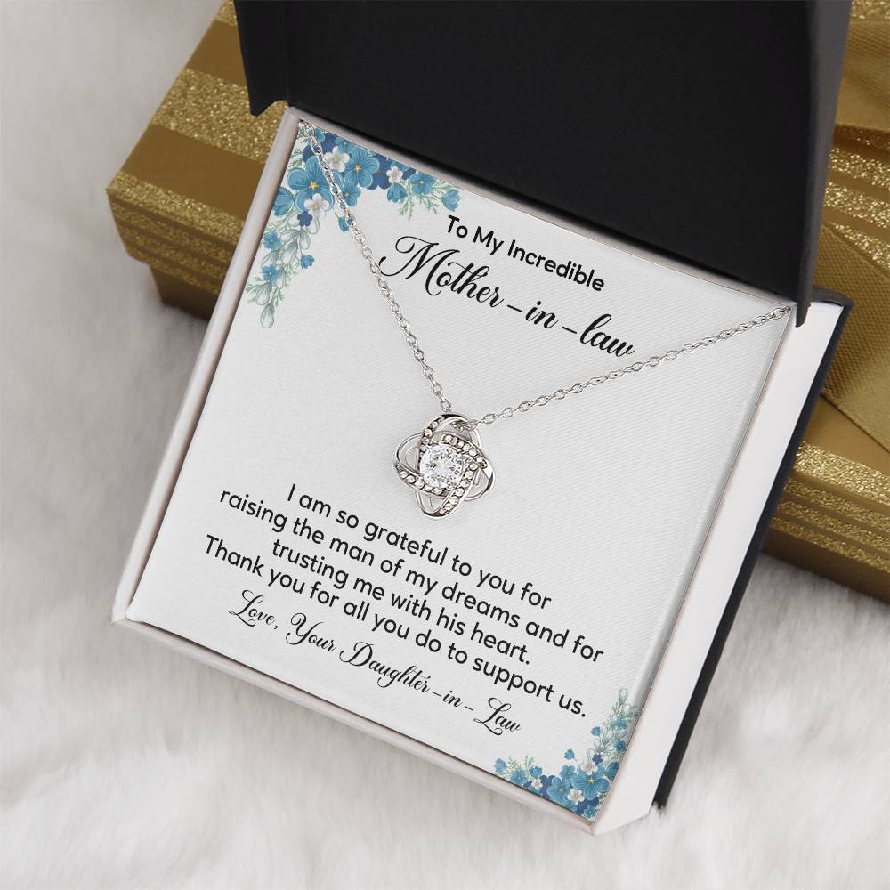 Mother-in-Law Necklace from Bride – Thank You Gift Box