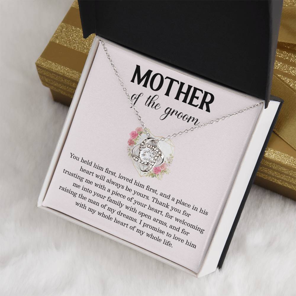 To The Mother Of The Groom Mother Of The Groom Necklace Gift Sentimental Jewelry For Mother Of The Groom Emotional Keepsake For Mother Jewelry Gift For Groom's Mom Special Gift For Groom's Mom Meaningful Gift For Groom's Mother