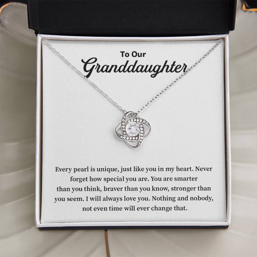 To Our Granddaughter Granddaughter Necklace Gift Sentimental Jewelry For Granddaughter Emotional Keepsake For Granddaughter Jewelry Gift For Granddaughter Unique Pearl Necklace Special Gift For Granddaughter Meaningful Gift For Granddaughter