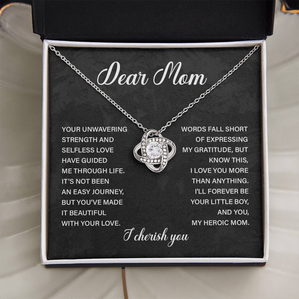 Dear Mom Dear Mom Necklace Gift Thoughtful Gift For Mom Unique Gift For Mother-child Bond Meaningful Gift For Mom Proud Son Gift For Mom Special Occasion Gift For Mom Best Mom Ever Necklace Spiritual Bond With Mom Necklace