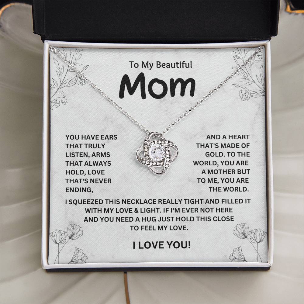 Necklace Gift for Mom from Daughter – Gift Box Included