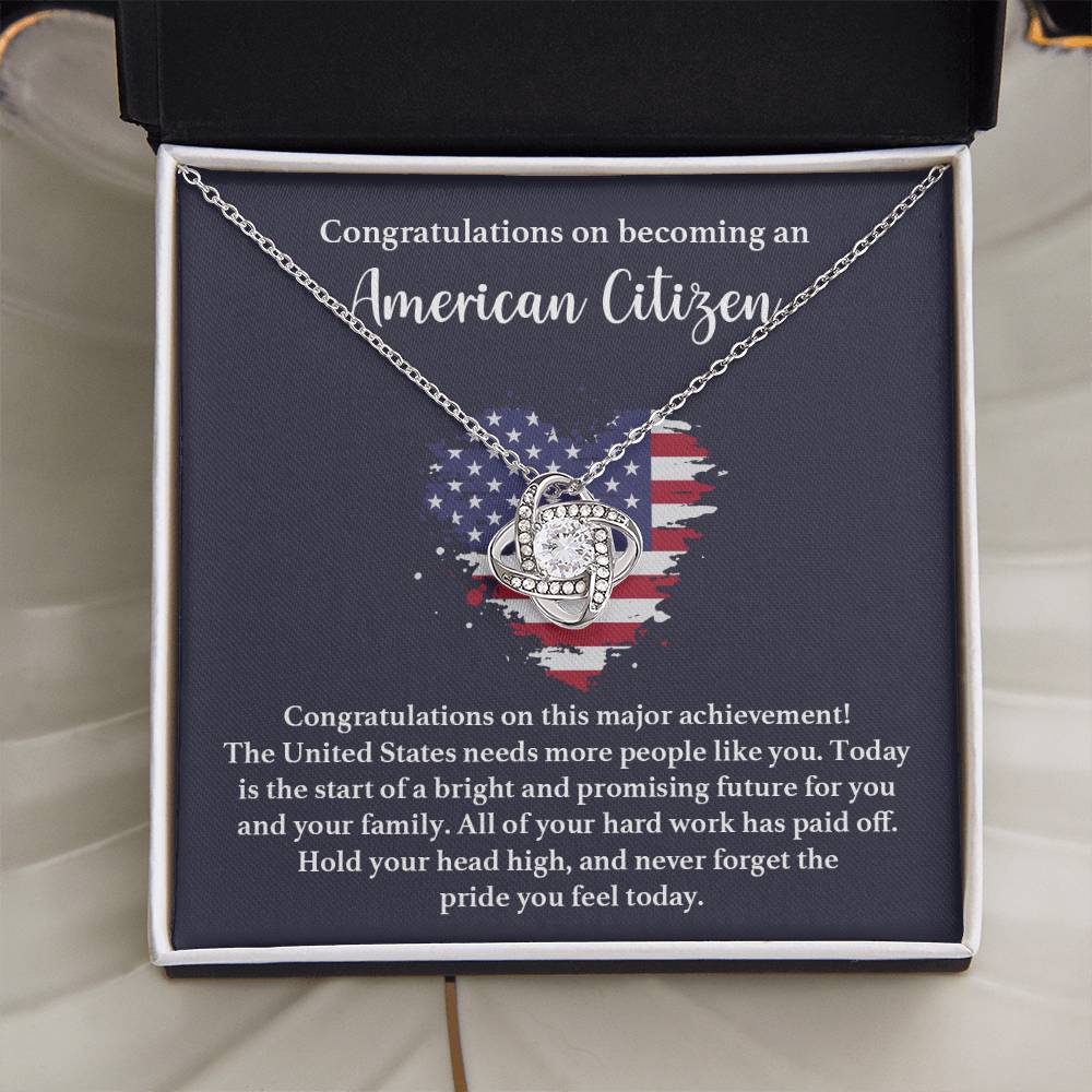 Congratulations Necklace For New American Citizen Proud To Be An American Necklace Proud To Be An American Necklace Gift For Citizenship Milestone Necklace For Proud New U.s. Citizen Gift For Becoming A U.s. Citizen Necklace For U.s. Citizenship Journey