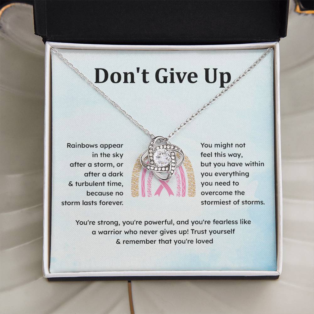 Don't Give Up Strength In Adversity Jewelry Don't Give Up Necklace Gift From Your Husband Meaningful Gift Supportive Gift Motivational Jewelry Never Give Up Necklace Breast Cancer Necklace For Soulmate Personal Growth Jewelry