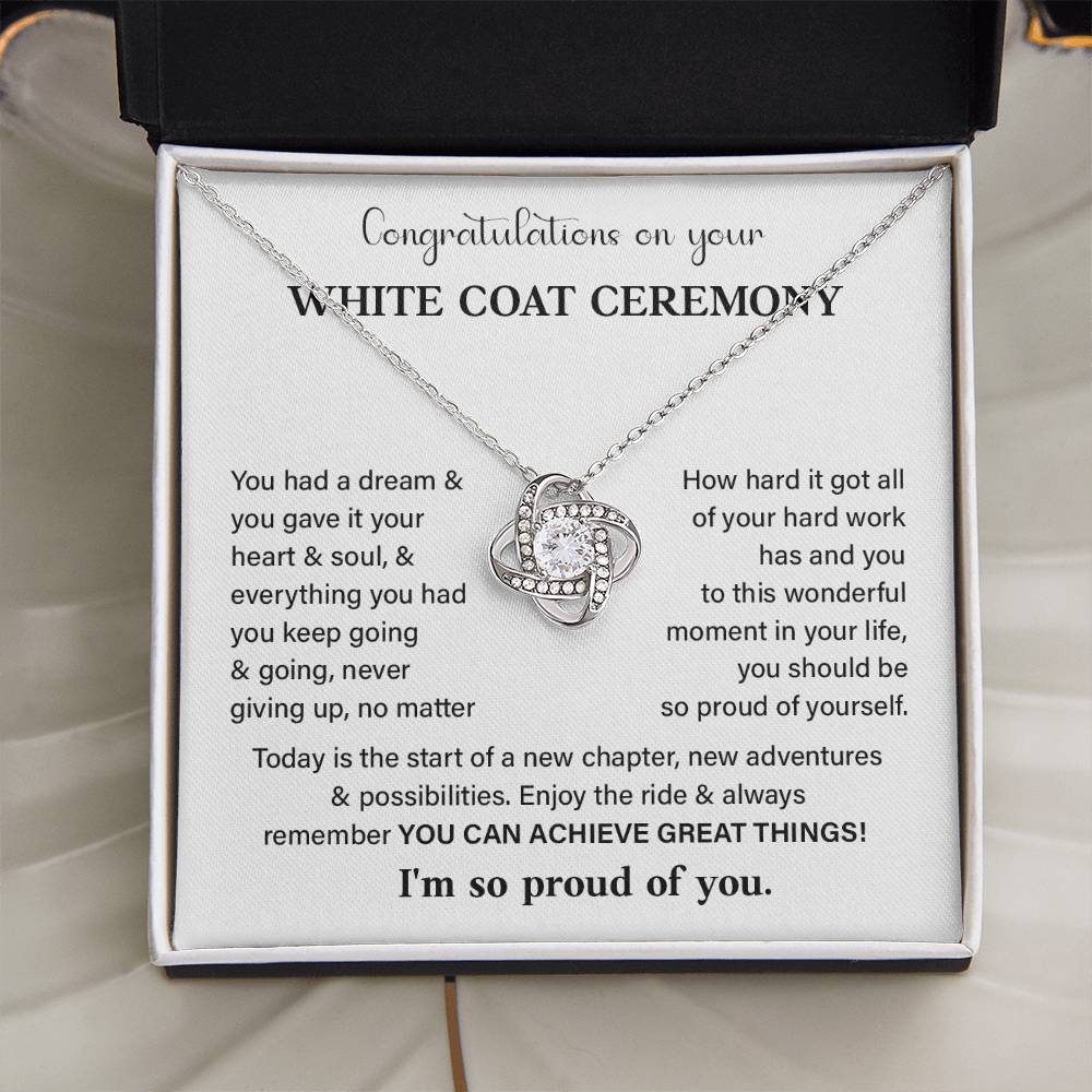 Congratulations On Your White Coat Ceremony White Coat Ceremony Congratulations Necklace New Beginnings Jewelry Meaningful Gift Supportive Gift Emotional Connection Necklace Motivational Jewelry You Are Amazing Necklace