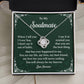 Soulmate Necklace Gift for Her – Message Card Box