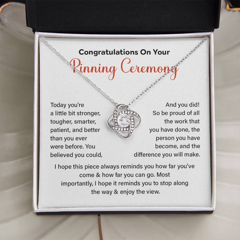 Congratulations On Your Pinning Ceremony Strength And Determination Jewelry Enjoy The View Necklace Best Wishes Necklace Path To Success Necklace Personal Growth Jewelry Motivational Jewelry For New Beginnings Meaningful Gift For Graduates