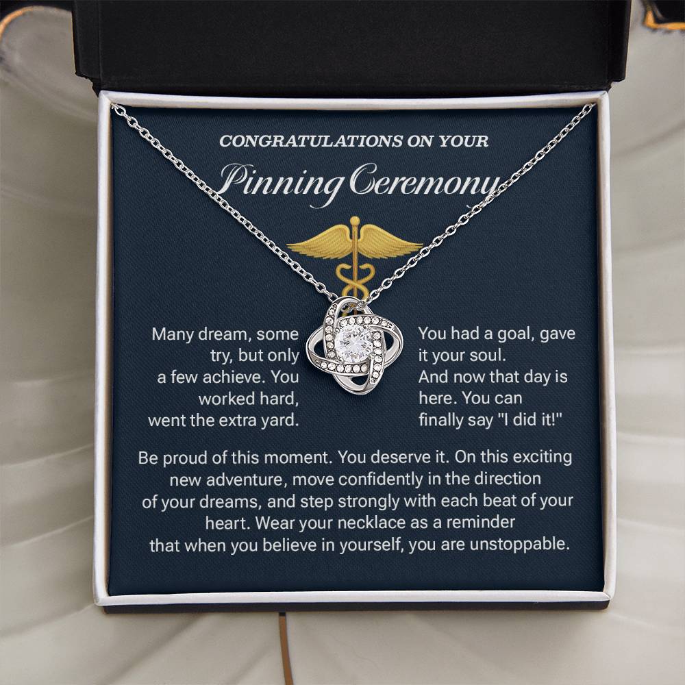 Congratulations On Your Pinning Ceremony Necklace Pinning Ceremony Necklace Gift Congratulations Pinning Ceremony Jewelry Believe In Yourself Necklace Jewelry For New Adventure Graduation Necklace Gift Necklace For Graduates