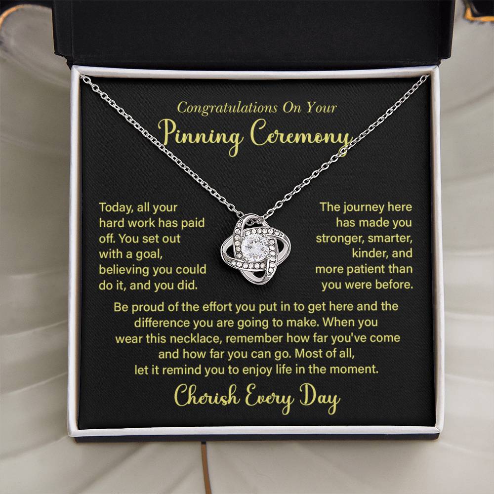 Congratulations On Your Pinning Ceremony Necklace Pinning Ceremony Necklace Gift Congratulations Pinning Ceremony Jewelry Journey Of Success Necklace Pinning Ceremony Milestone Necklace Necklace To Celebrate Hard Work Pinning Ceremony Keepsake Jewelry