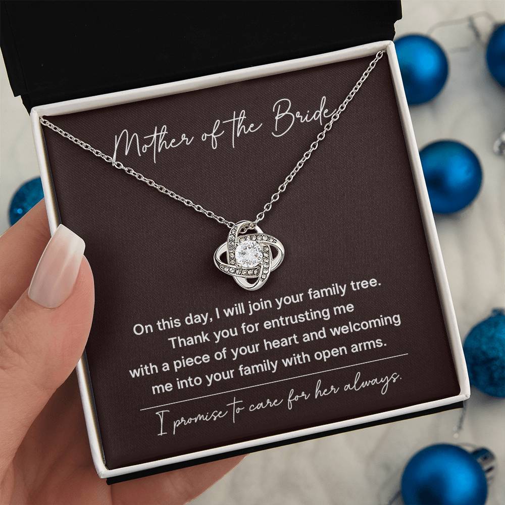 Mother of the Bride Necklace from Groom