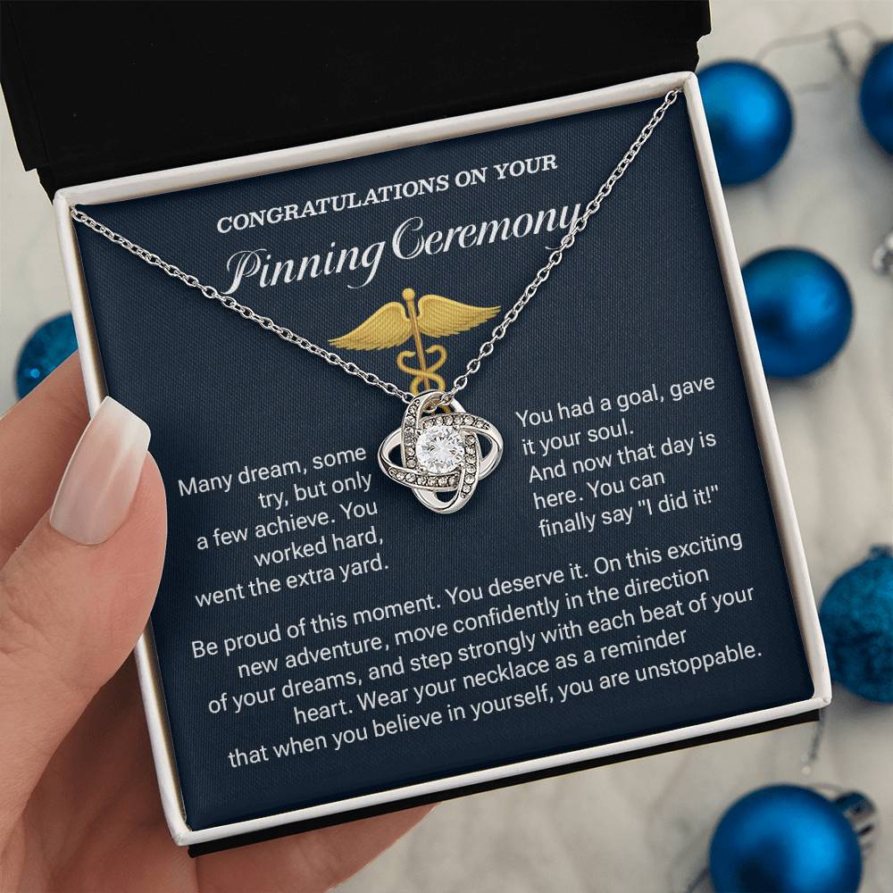 Congratulations On Your Pinning Ceremony Necklace Pinning Ceremony Necklace Gift Congratulations Pinning Ceremony Jewelry Believe In Yourself Necklace Jewelry For New Adventure Graduation Necklace Gift Necklace For Graduates