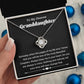 To My Dearest Granddaughter Necklace Gift – Forever in My Heart
