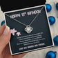 13th Birthday Necklace for Teen Girl – Sparkle Pendant & Star Card