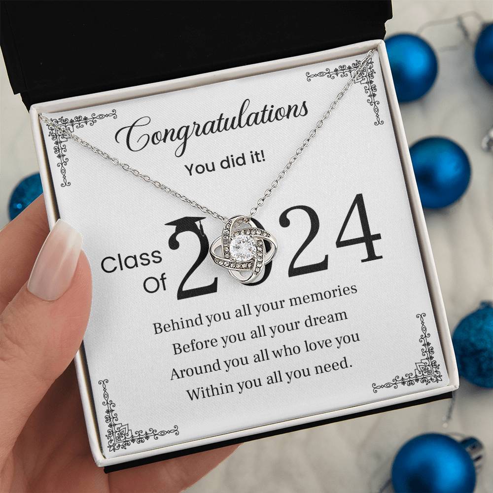 Congratulations Class Of 2024 Necklace Necklace For Bright Memories Celebrate Your Potential Necklace Necklace For Your Unique Gift For Class Of 2024 Celebration Proud Graduate Necklace Necklace For Future Dreams Class Of 2024 Graduation Necklace