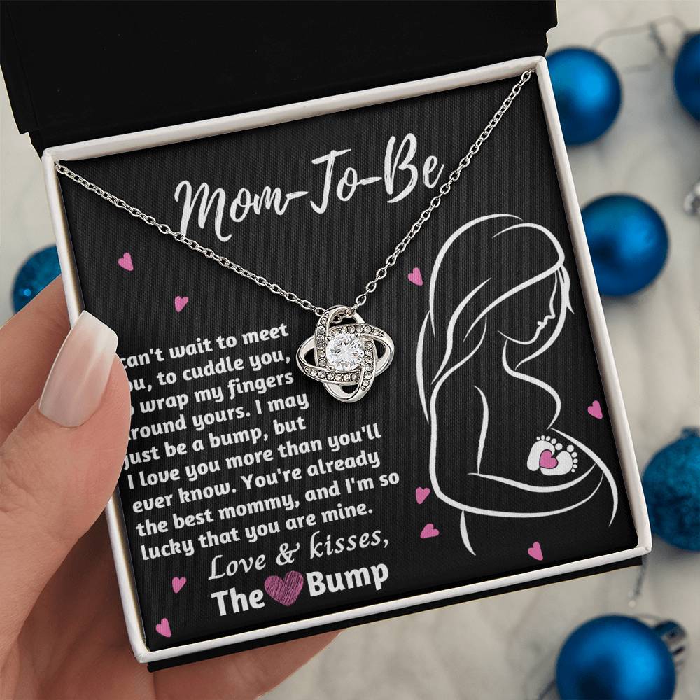 Mom To Be Necklace For Pregnant Women, Mommy Present From Unborn Baby, Gift For Expecting Moms, Pregnancy Jewelry Necklace With Wonderful Message Card And Box.