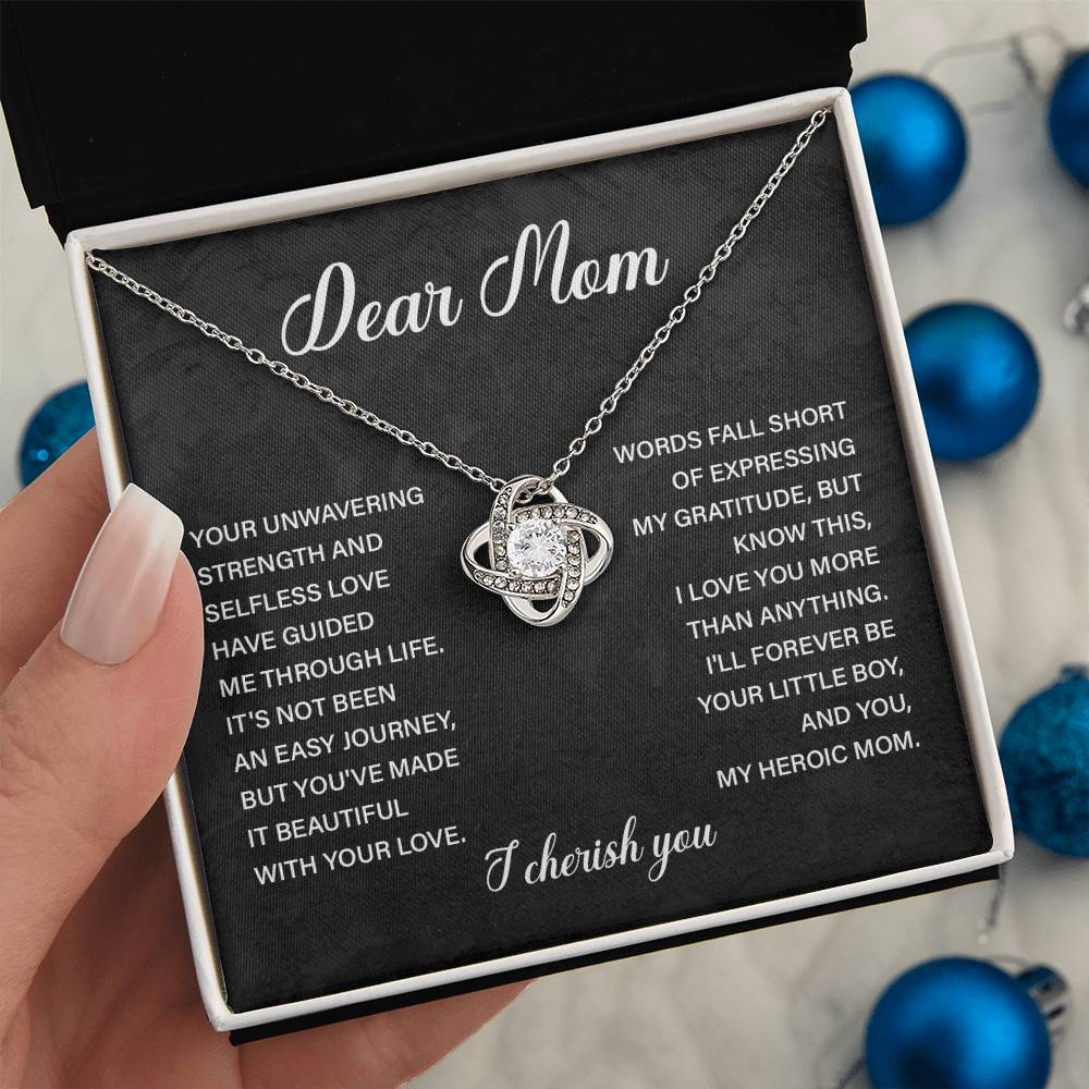 Dear Mom Dear Mom Necklace Gift Thoughtful Gift For Mom Unique Gift For Mother-child Bond Meaningful Gift For Mom Proud Son Gift For Mom Special Occasion Gift For Mom Best Mom Ever Necklace Spiritual Bond With Mom Necklace