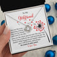 Girlfriend Love Necklace Gift with Message Card Box