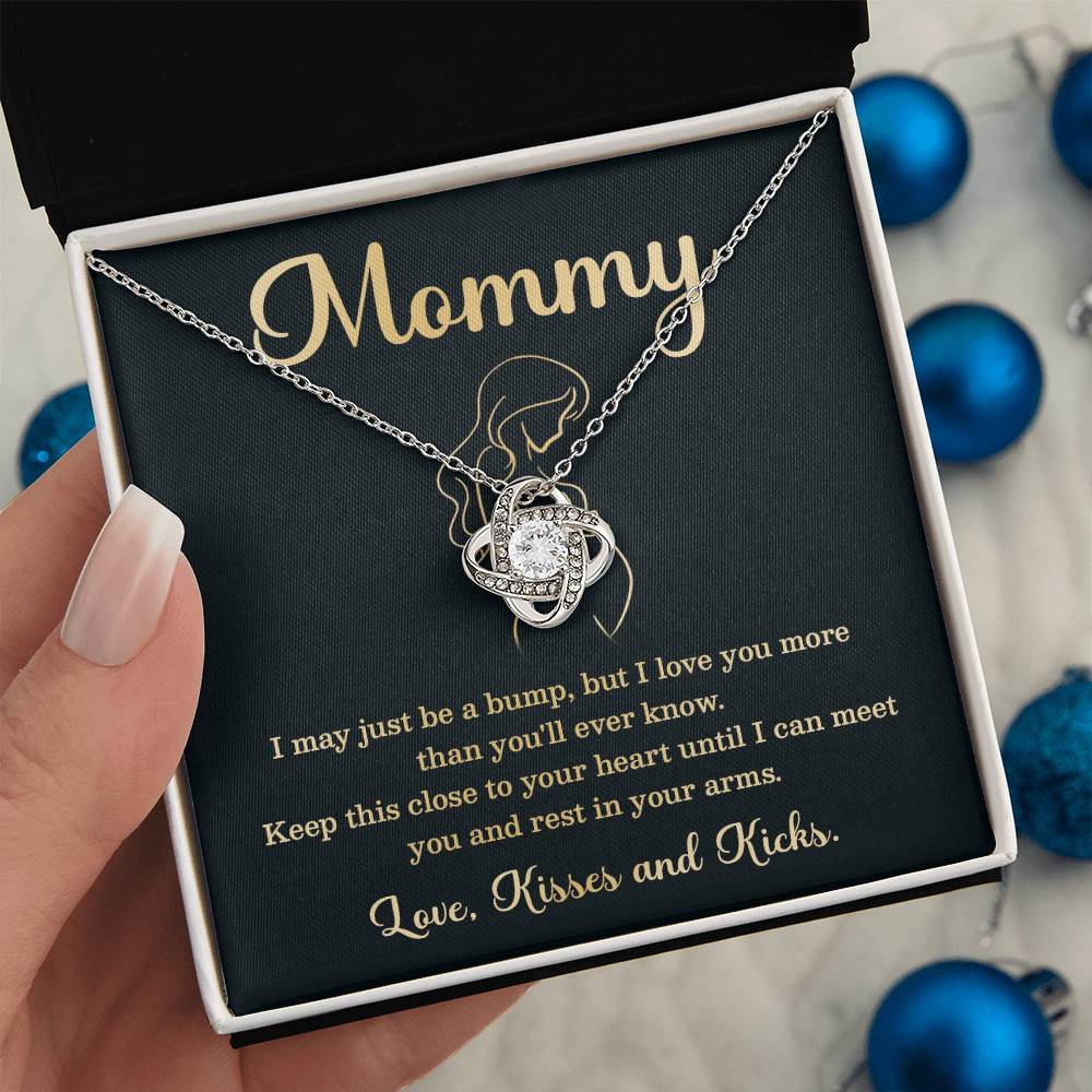 Gift for Pregnant Mom from Baby – Necklace with Card