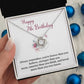 7th Birthday Necklace Gift for Girl – Sweet Message Card Jewelry
