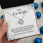 Funny Ex-Wife Necklace Gift with Message Card