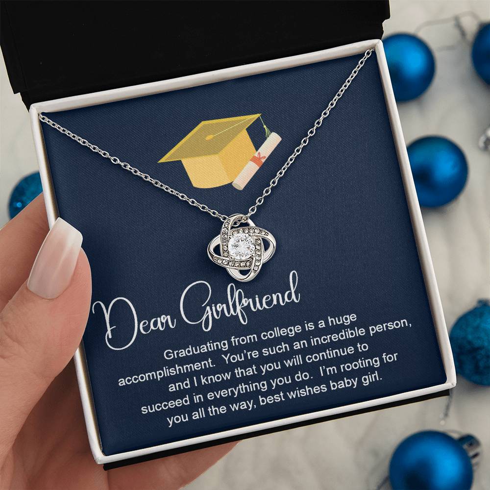 Dear Girlfriend Necklace Girlfriend Graduation Necklace Gift Gift For Graduation Necklace For Girlfriend Proud Of You Graduation Necklace Best Wishes Necklace For Girlfriend Sentimental Gift For Girlfriend Necklace For Girlfriend Necklace For Girlfriend