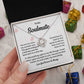 Soulmate Love Knot Necklace with Message Card & Gift Box
