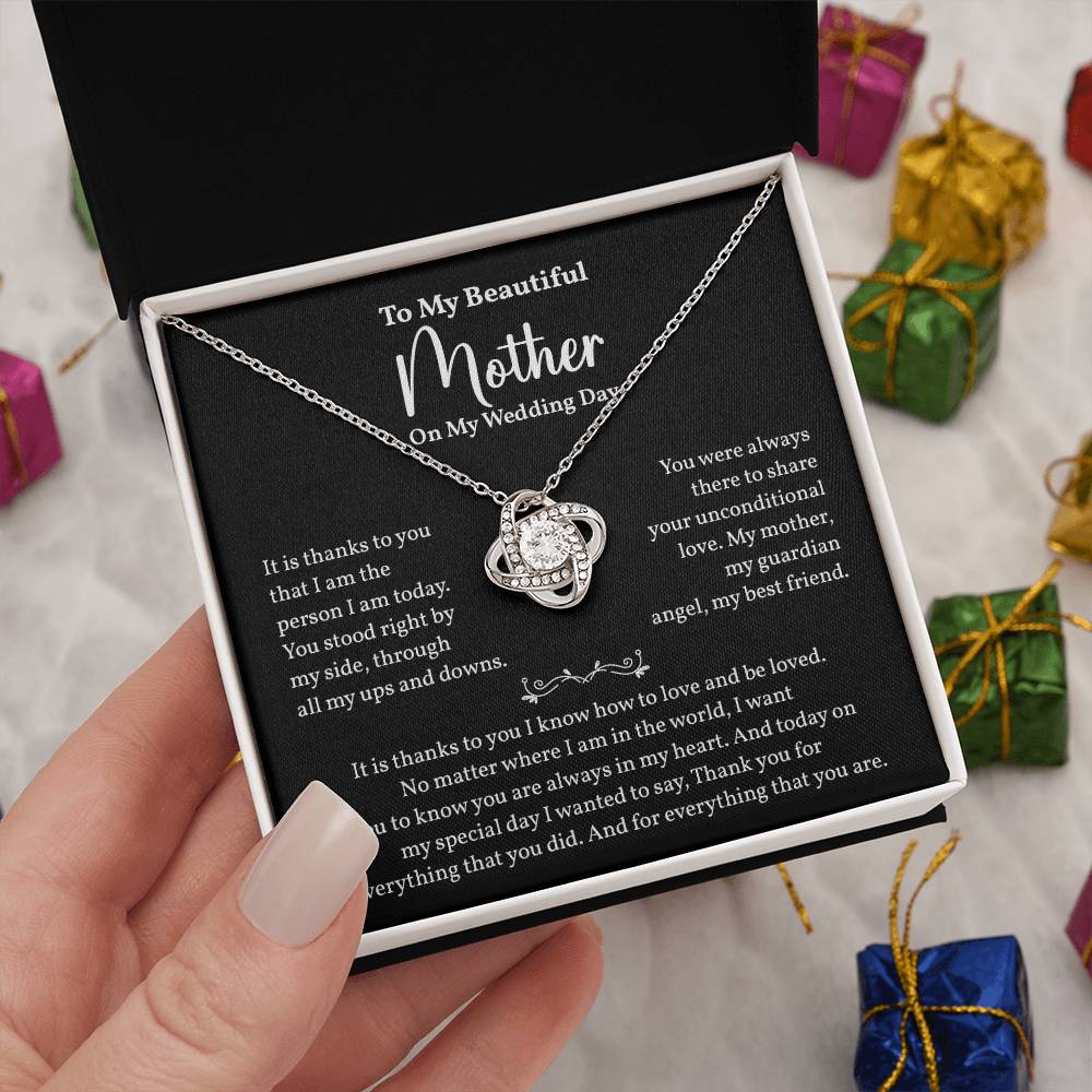 Wedding Gift for Mother – Message Card Necklace Box