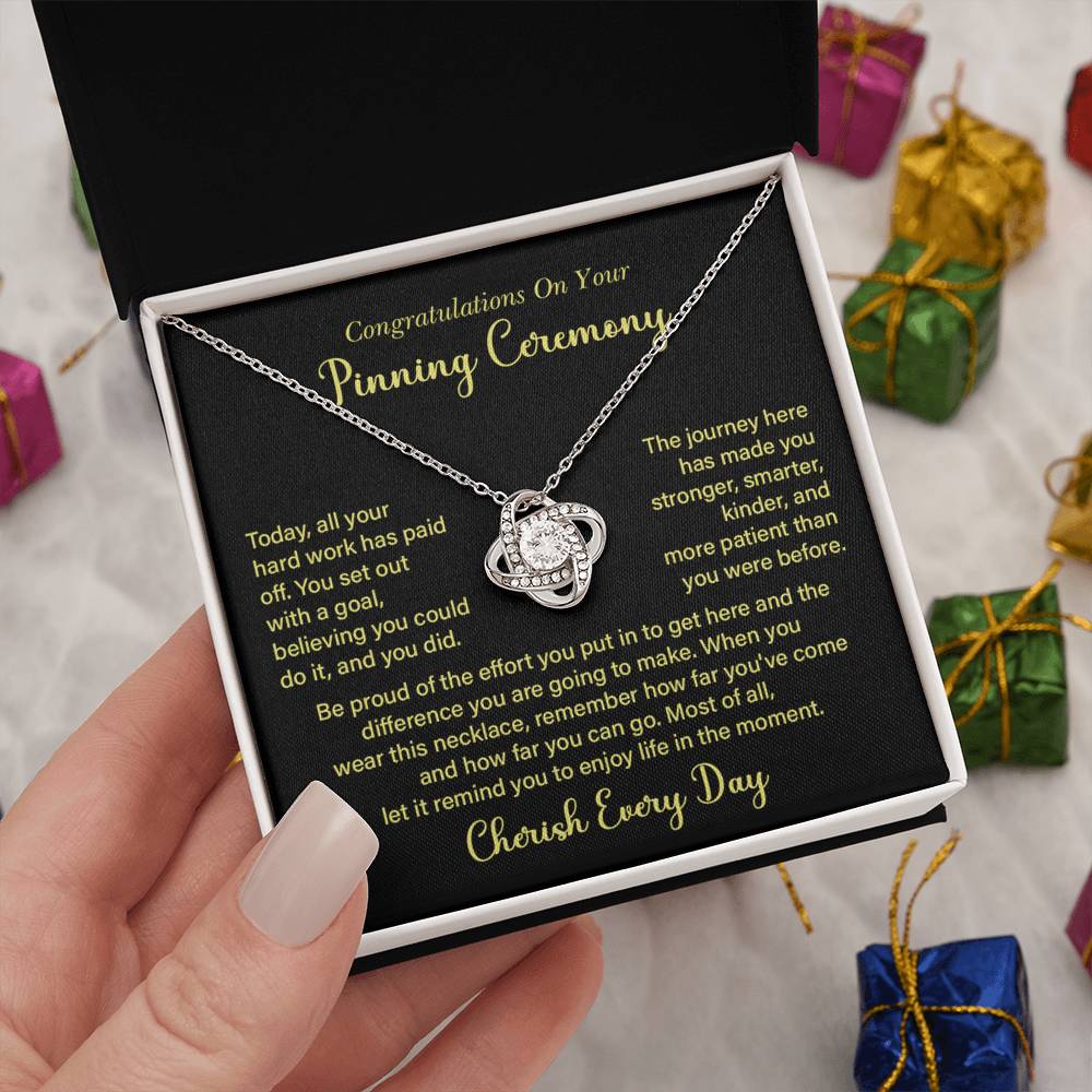 Congratulations On Your Pinning Ceremony Necklace Pinning Ceremony Necklace Gift Congratulations Pinning Ceremony Jewelry Journey Of Success Necklace Pinning Ceremony Milestone Necklace Necklace To Celebrate Hard Work Pinning Ceremony Keepsake Jewelry