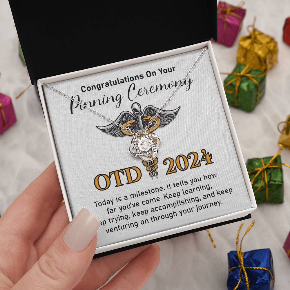 Congratulations On Your Otd 2024 Pinning Ceremony Necklace Otd 2024 Pinning Ceremony Necklace Pinning Ceremony Milestone Necklace Congratulations Pinning Ceremony Jewelry Otd 2024 Graduation Necklace Gift Necklace For Celebrating