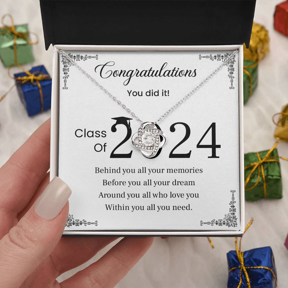 Congratulations Class Of 2024 Necklace Necklace For Bright Memories Celebrate Your Potential Necklace Necklace For Your Unique Gift For Class Of 2024 Celebration Proud Graduate Necklace Necklace For Future Dreams Class Of 2024 Graduation Necklace