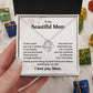 Mother Necklace Gift from Daughter – with Message Card