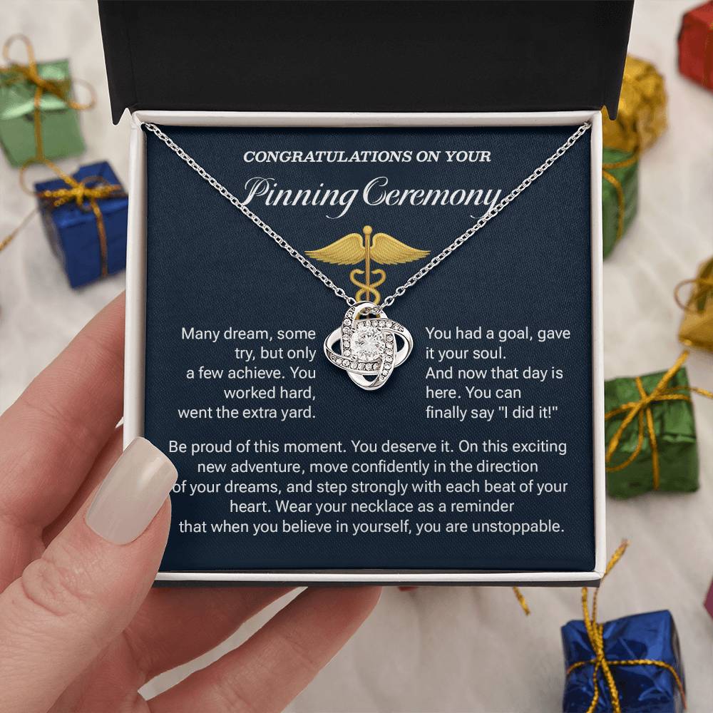 Congratulations On Your Pinning Ceremony Necklace Pinning Ceremony Necklace Gift Congratulations Pinning Ceremony Jewelry Believe In Yourself Necklace Jewelry For New Adventure Graduation Necklace Gift Necklace For Graduates