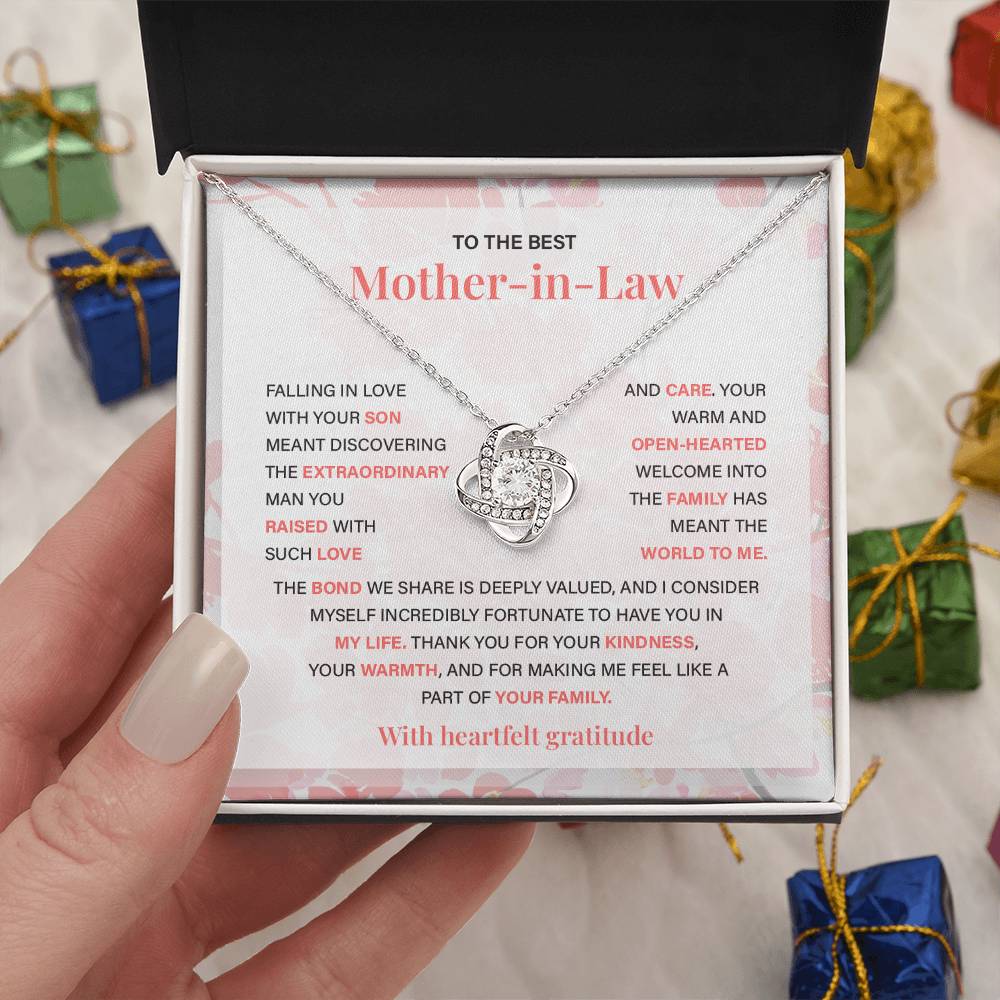 Gift from Bride to Mother-in-Law with Message Card