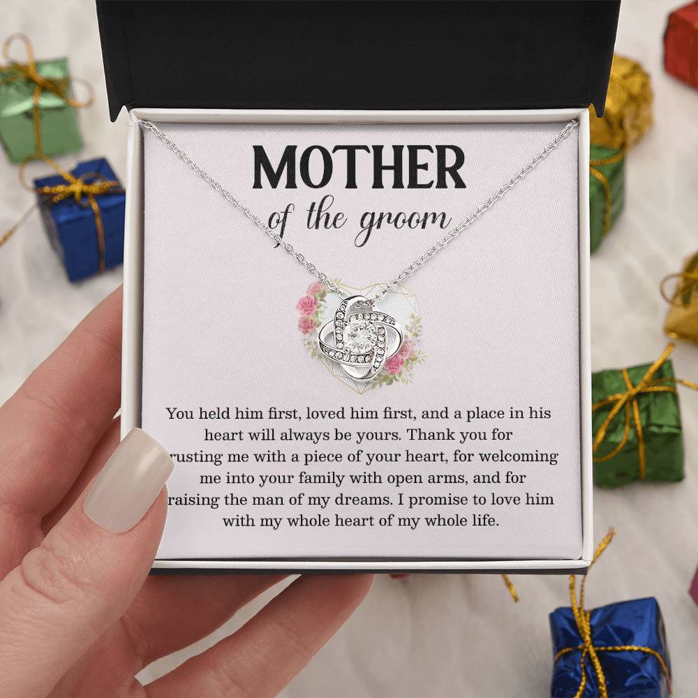 To The Mother Of The Groom Mother Of The Groom Necklace Gift Sentimental Jewelry For Mother Of The Groom Emotional Keepsake For Mother Jewelry Gift For Groom's Mom Special Gift For Groom's Mom Meaningful Gift For Groom's Mother