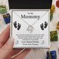 Pregnancy Necklace Gift for Mommy Message Card