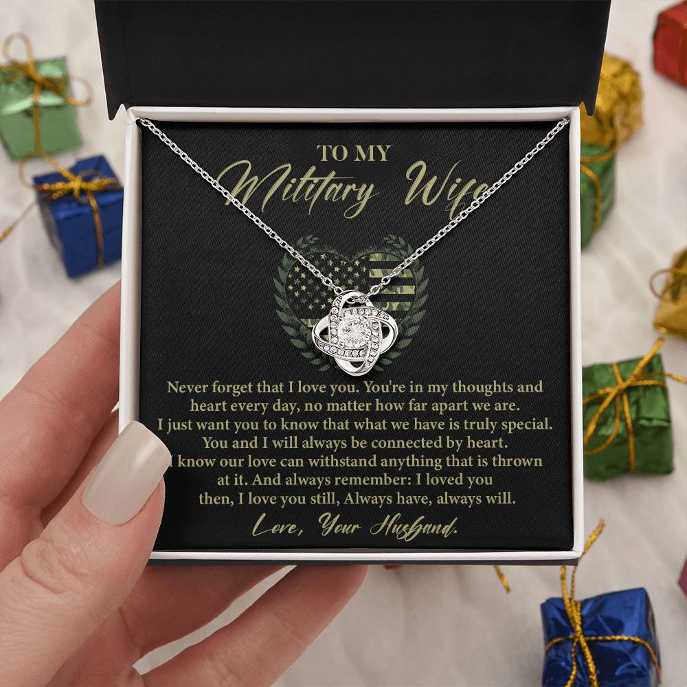 Military Wife Gift from Husband – With Message Card