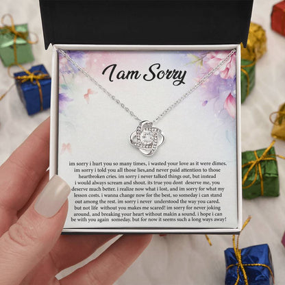 I Am Sorry For Hurting You Necklace.