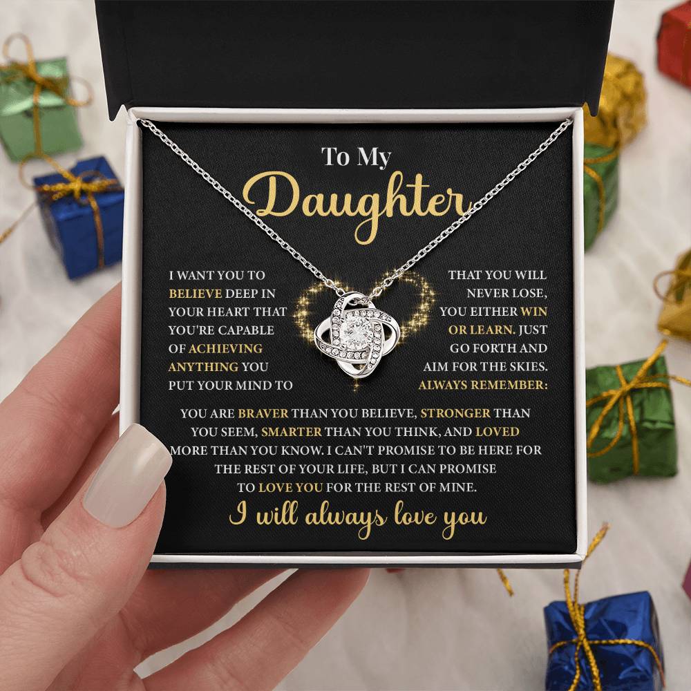 Daughter Gift from Parent – Believe in Yourself Card