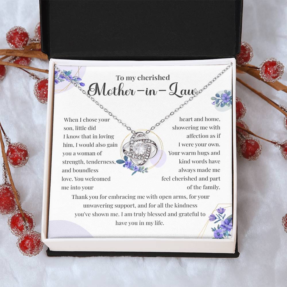 Necklace for Mother-in-law From Bride Wedding Day Gift