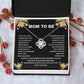 Mom To Be Necklace Gift for Pregnant Wife or Friend