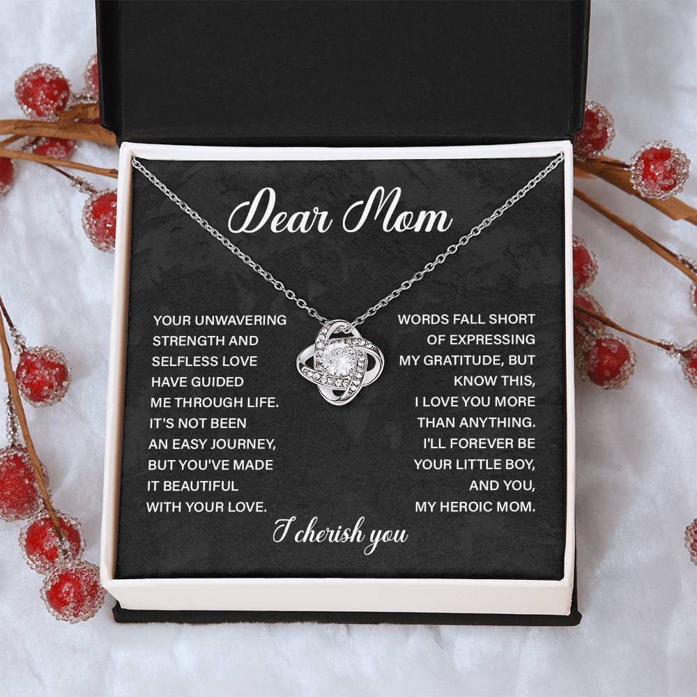 Dear Mom Dear Mom Necklace Gift Thoughtful Gift For Mom Unique Gift For Mother-child Bond Meaningful Gift For Mom Proud Son Gift For Mom Special Occasion Gift For Mom Best Mom Ever Necklace Spiritual Bond With Mom Necklace