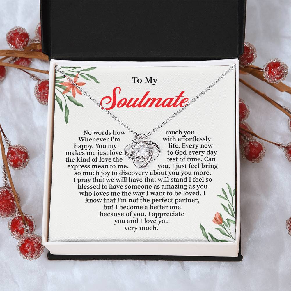 Romantic Soulmate Gift for Her – Message Card & Box