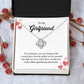 Meaningful Necklace Gift for Girlfriend with Love Card